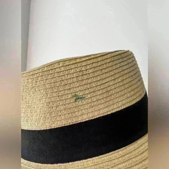 Urban Outfitters Tan Paper Straw Hat Cosplay Tea Party 20s Flapper Bridal Party - Picture 4 of 9